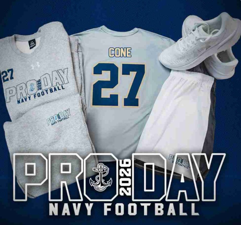 Shout out to Navy for sending this cool graphic. Also, thanks to Coach Cronic for reaching out and showing love. ❤️ 

Braylon Cone 
4.0 GPA
2027 DL Prospect 
6ft 2inchs / 305 Ibs
Bulloch Academy 
Statesboro, GA

Film 🎥 🎞 👀 
hudl.com/profile/195135…

<a href="/Drew_Cronic/">Coach Cronic @ Navy</a> 
<a href="/D_WallCoach/">Jerrick Hall</a>
