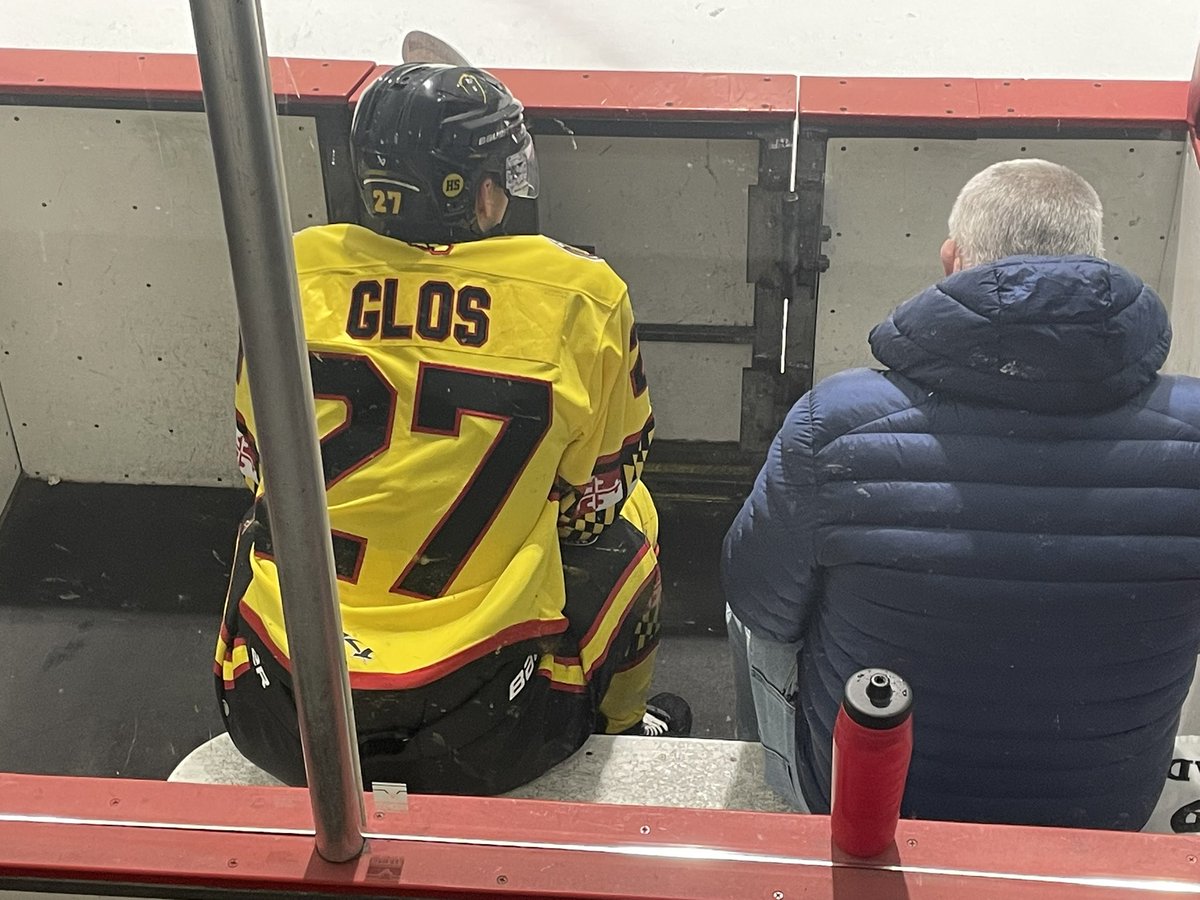 In the first period of tonights game of <a href="/BlackBearsNAHL/">Maryland Black Bears</a> against <a href="/PhillyRebels/">Philadelphia Rebels</a>, Vincent “Vinny” Glos is the penalty box? #innocent