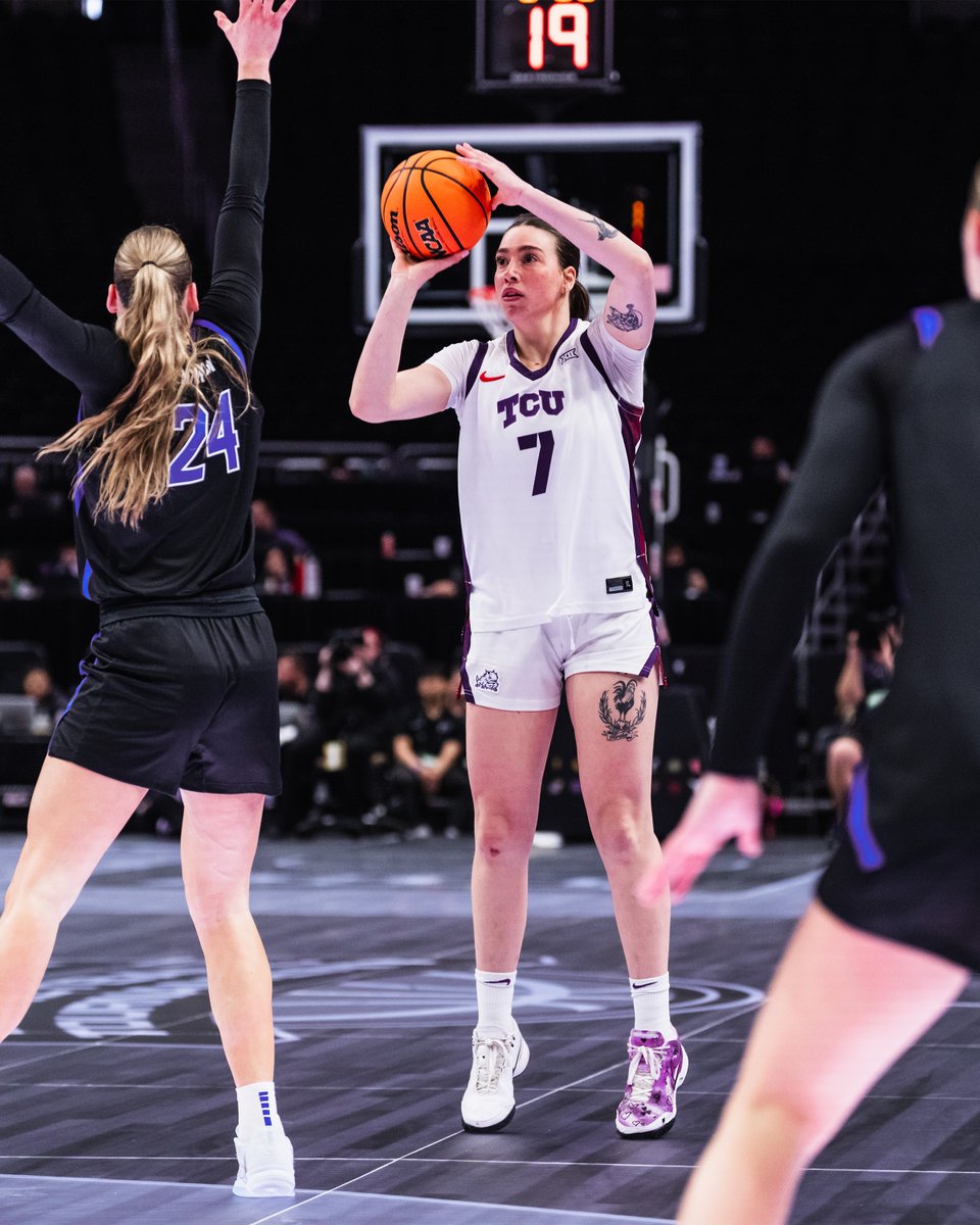 TCU posted its largest margin of victory in a Big 12 Tournament game in today's 63-46 victory over BYU

#GoFrogs