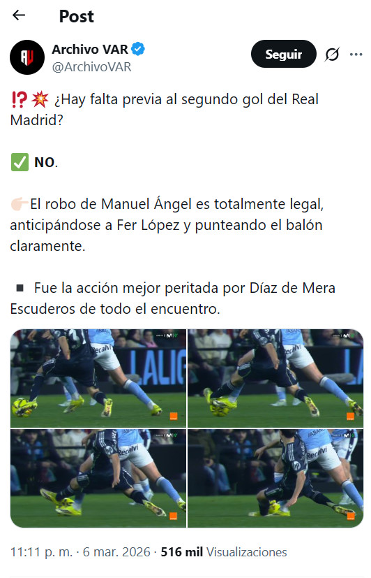 Zona_Blaugrana's tweet photo. La tijera por detrás del jugador del Real Madrid al del Celta como si no hubiese ocurrido para no caer en contradicciones. Hay culés siguiendo y dando veracidad a esta cuenta madridista. 🤣 https://t.co/CSp1LVoueF