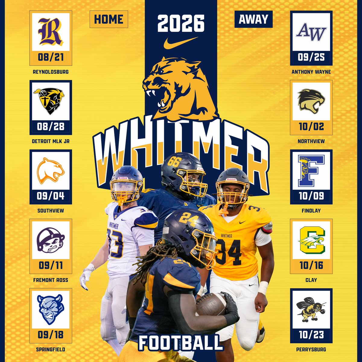 Toledo Whitmer Football tweet media