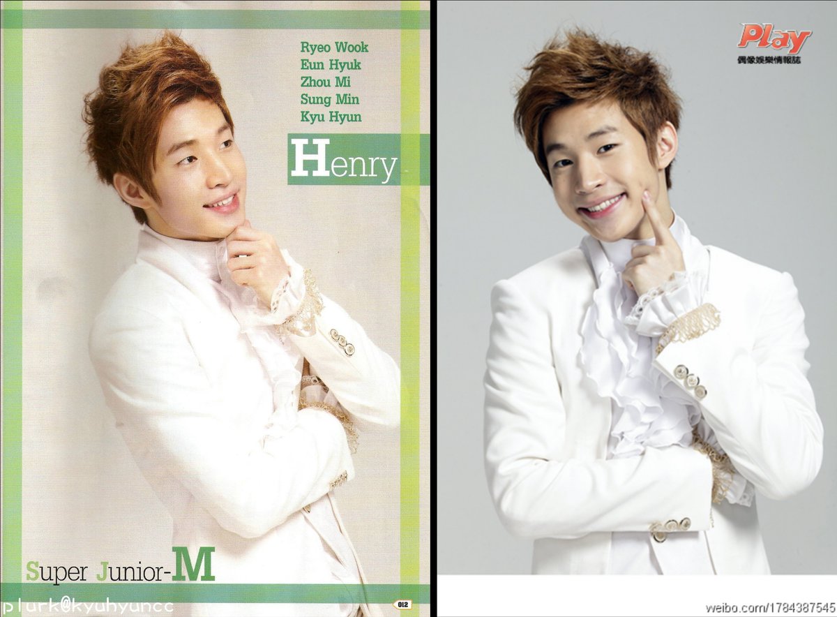 *this seems to be the original/the very earliest one, but i'm not 100% sure. 

"No matter what hardships/difficulties you encounter... you must never give up. I believe that anything is possible. As long as you try hard and believe in yourself! -HENRY-" 

from 『Play』- May 2011