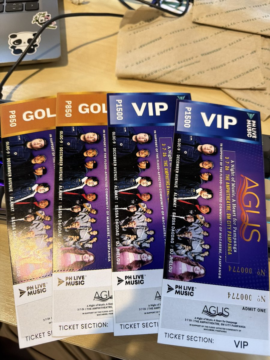 AerrollCTy_'s tweet photo. Who wants tickets? Mamaya na to! #phlivemusic #AGUS https://t.co/p6L6CsQwWd