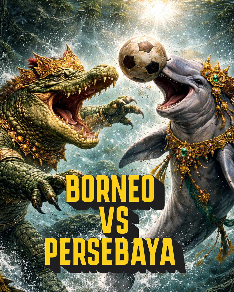 Malam ini panas di Stadion Segiri!

Borneo FC <a href="/BorneoSMR/">Borneo FC Samarinda</a>  vs Persebaya <a href="/persebayaupdate/">Official Persebaya</a> 

Dua tim papan atas, dua gaya main berbeda, satu pemenang. Siapa yang bakal menguasai papan klasemen? ⚽💥

Gaspol dukung tim favoritmu!

#borneofc #persebaya #LigaIndonesia #EMCOPaint
