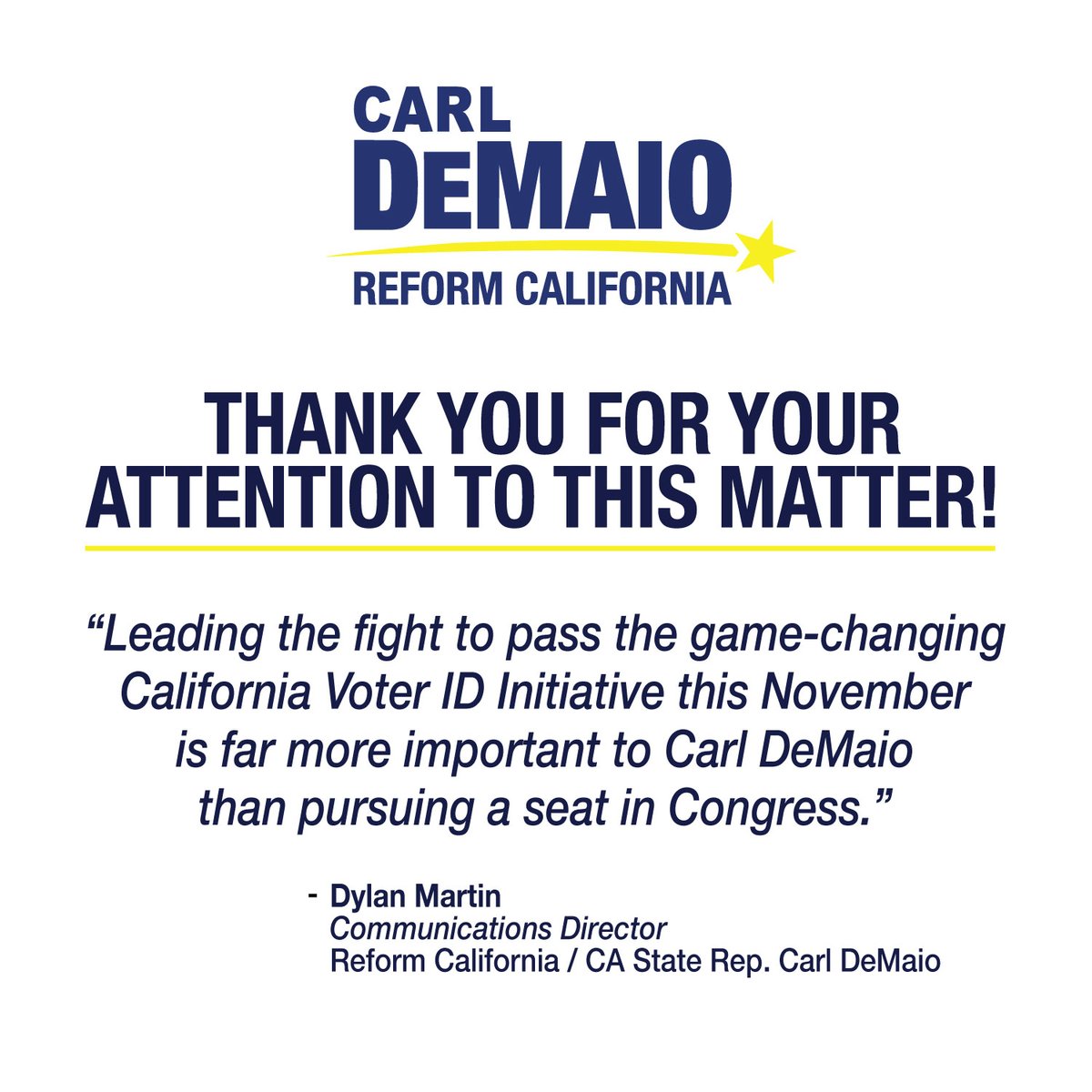 For immediate release...
