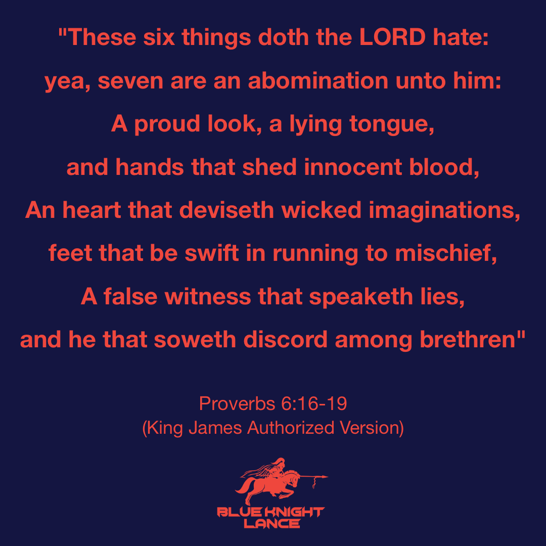 BlueKnightLance's tweet photo. #Proverbs #BibleVerse #KJV https://t.co/RBMmMDB5uN