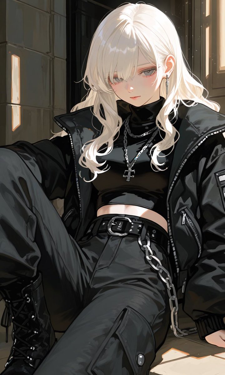 LwnKdi's tweet photo. 初めて(簡単だしよくありそうだけど)衣装プロンプト作ってみました🥺ストリート系⛓️男女どっちでもいけます🥹
1枚目カーゴパンツ？の衣装のみ
2枚目ショートパンツver
3枚目に目つき、背景、ポーズ
上手くいくかわかりませんが😣、それぞれALTにあるので良かったらお好きにどうぞ🤍🖤 https://t.co/tufPeqcDJ3