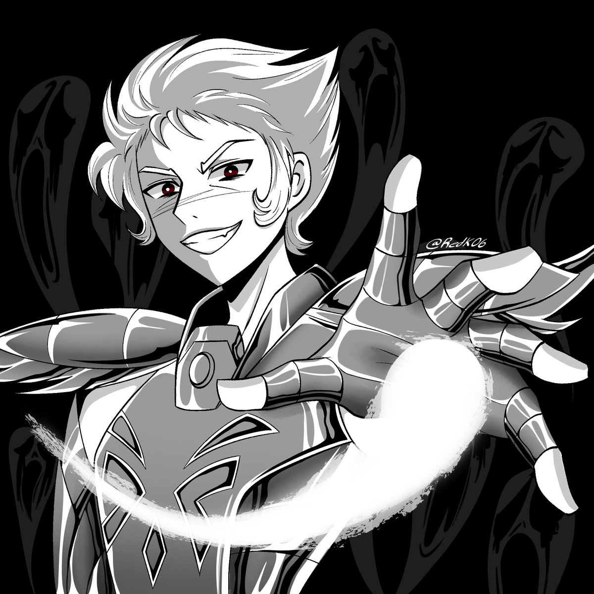 Redk06's tweet image. At this point I think it's pretty obvious that he's my muse…  I hate him, but I love him
#SaintSeiya #fanart #CancerDeathMask #聖闘士星矢 #蟹座のデスマスク