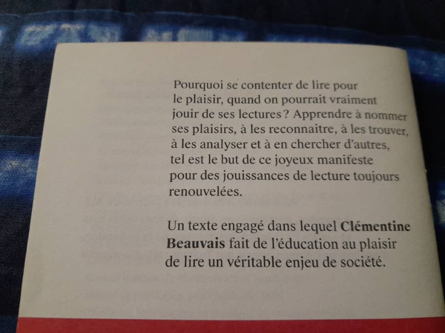 coumbas2's tweet image. #VendrediLecture #essai #livre #humour
Clémentine Beauvais, « Comment jouir de la #lecture ? », Éditions de La Martinière (La Martinière Jeunesse), Collection ALT, 2024 (imprimé en 2023).
ISBN : 979-10-401-1647-9
#France