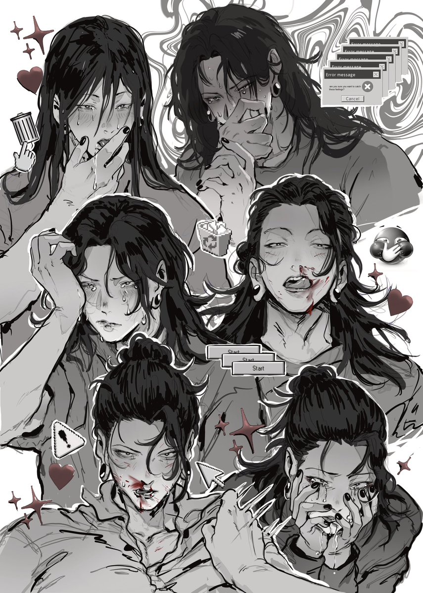 🖤💾
wish I could draw him better 
#五夏 #SuguruGeto