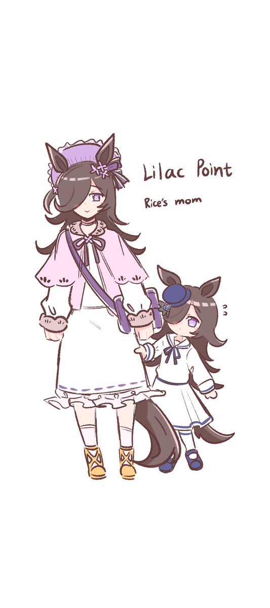 Didn’t think so many people like Rice’s mommy so I just give her a whole design also little rice 🌹🪻❤️