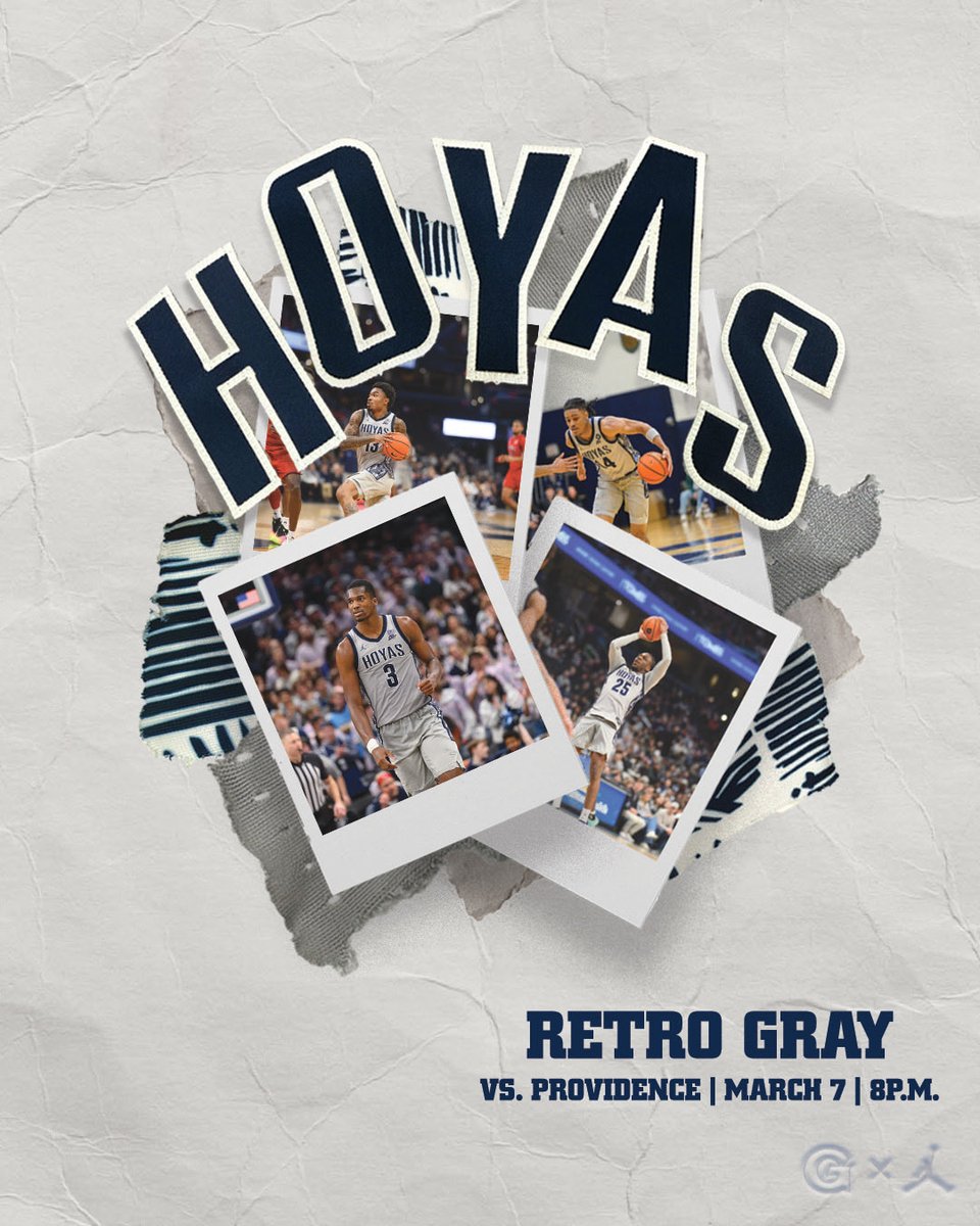 GeorgetownHoops's tweet photo. Going RETRO one more time 👌

#HoyaSaxa #HoyaBold https://t.co/WNPHYWgADp