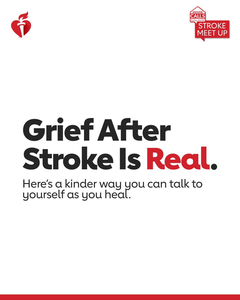 American_Stroke's tweet photo. Stroke is a journey. And you don’t have to navigate it alone.  

Stroke Meet Ups bring together survivors, care partners and trusted experts for Real Talk about stroke. Come listen, share, and be part of a virtual community that understands life after stroke. https://t.co/vh1TTa7sol