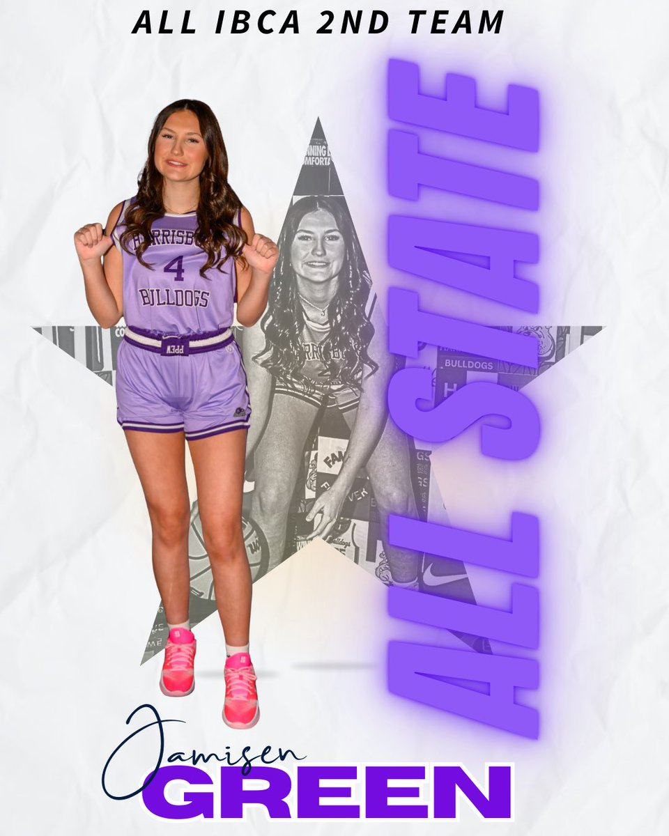 CoachMoe86's tweet photo. Congratulations to Jamisen Green on making @ibcacoaches 2nd Team All State! She leaves as the schools All-Time leading scorer with 2225 career points! #PPEW https://t.co/VvAxuLqJAF