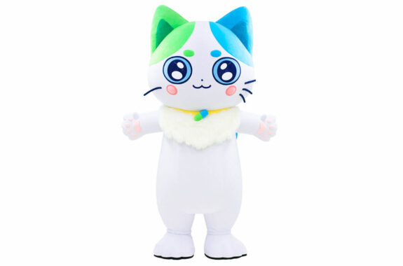 第一三共ヘルスケアさんのマスコットキャラクター「ねこいちさん」が