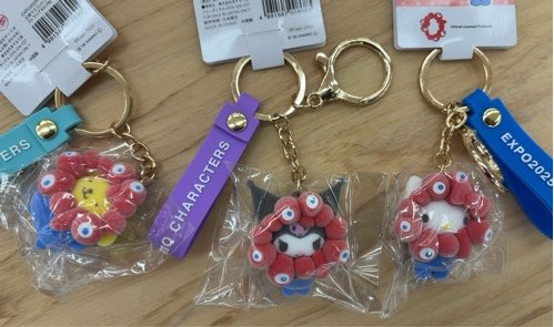 PokemonShisho's tweet photo. 大阪関西万博、サンリオなりきりキーホルダー、フロッキー　3/7 10:00 堂島アバンザジュンク堂にあります、並ばず買えます1人１種です、３個買いました
#サンリオ
#フロッキー https://t.co/0WtbfWXfhm