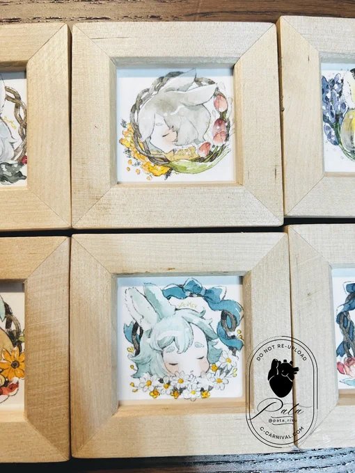 「ミモザのリース」 「ヒナギクのリース」 #pico展