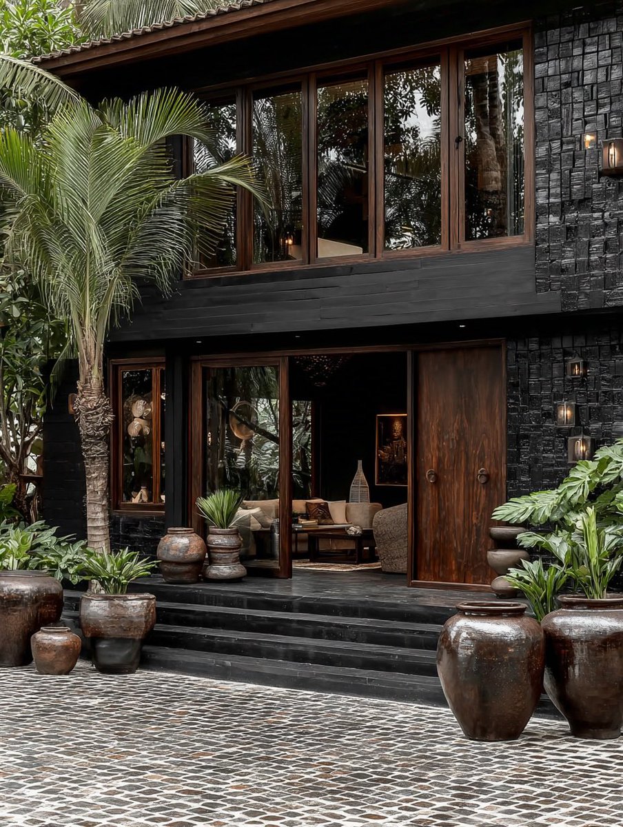 HOUSEPORN___'s tweet photo. Bali interior design 🍃 https://t.co/7XnuXXtui8