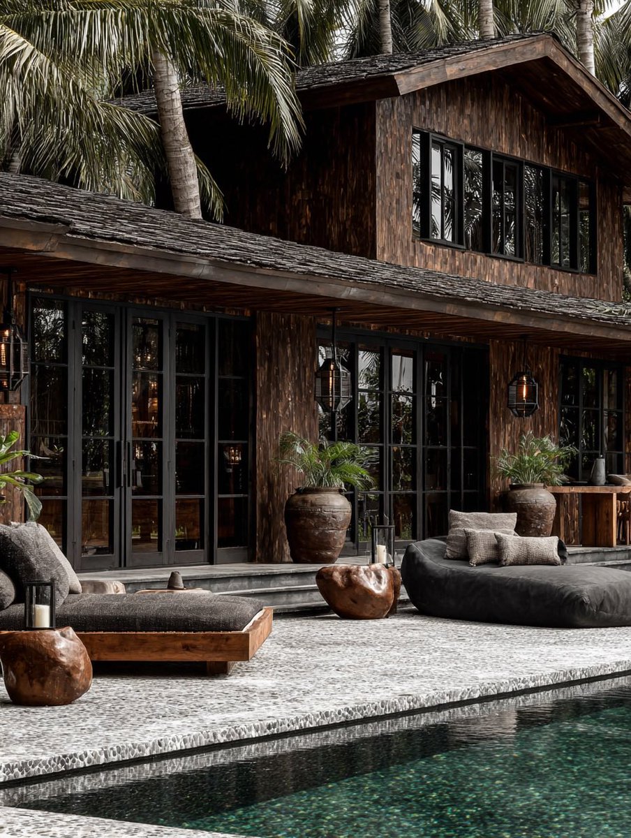 HOUSEPORN___'s tweet photo. Bali interior design 🍃 https://t.co/7XnuXXtui8
