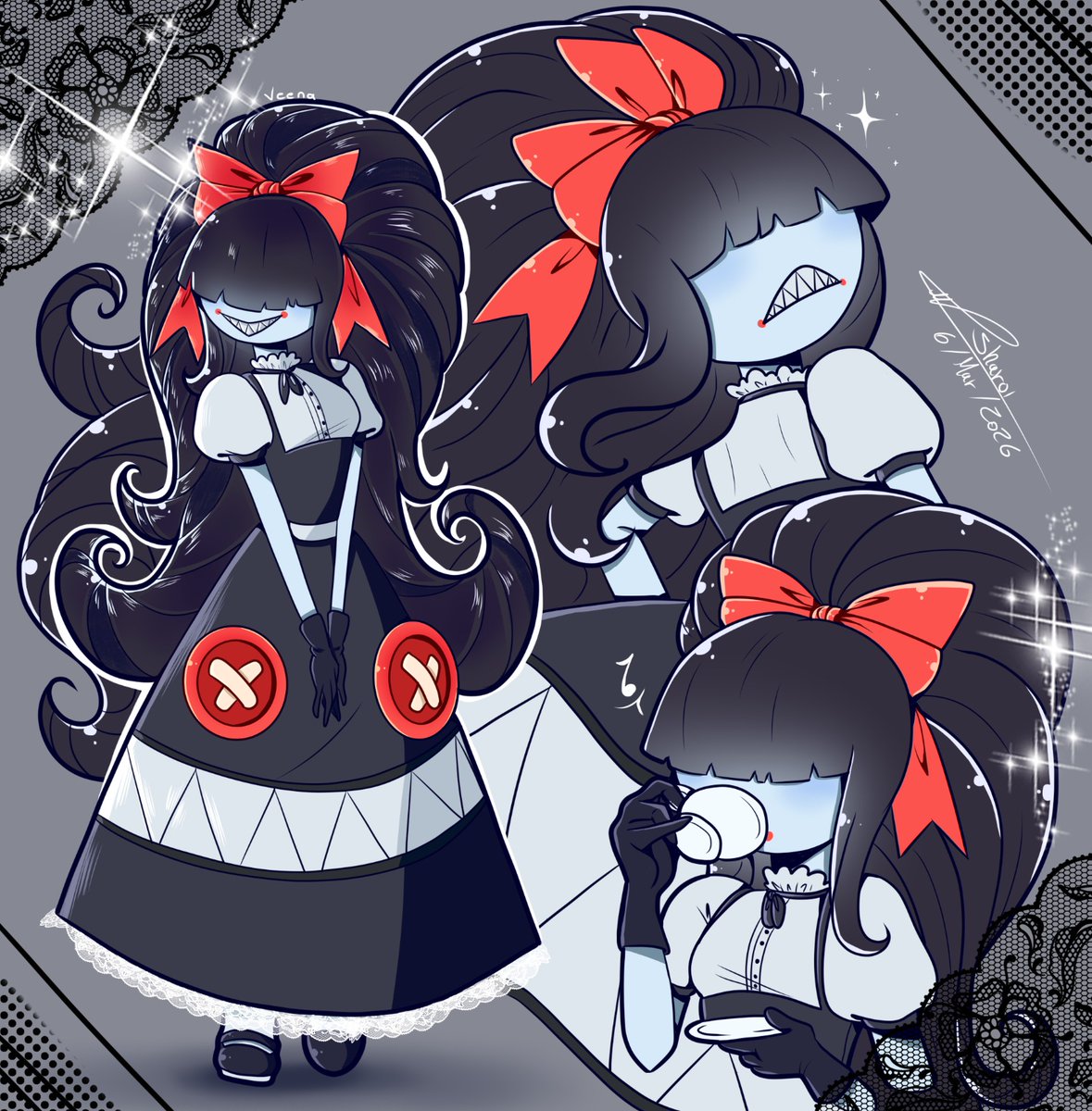 Sharol_drawred's tweet photo. 🖤 Dibujo del nuevo diseño de Veena✨!!🖤
#Threadville #ThreadvilleRoblox #ROBLOX https://t.co/vDwhS1eqwF