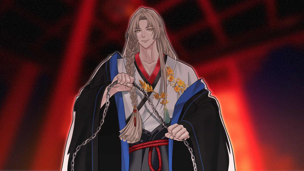 🩸 Otome new CG art alert 🩸
Han is holding the chains. He's smiling about it. This man is NOT okay and neither are we 🔗🔥 
Support our Kickstarter if you want to bring House of Petals yandere sim to life: tinyurl.com/yhu6skdk

#HouseOfPetals #OtomeGame #VisualNovel