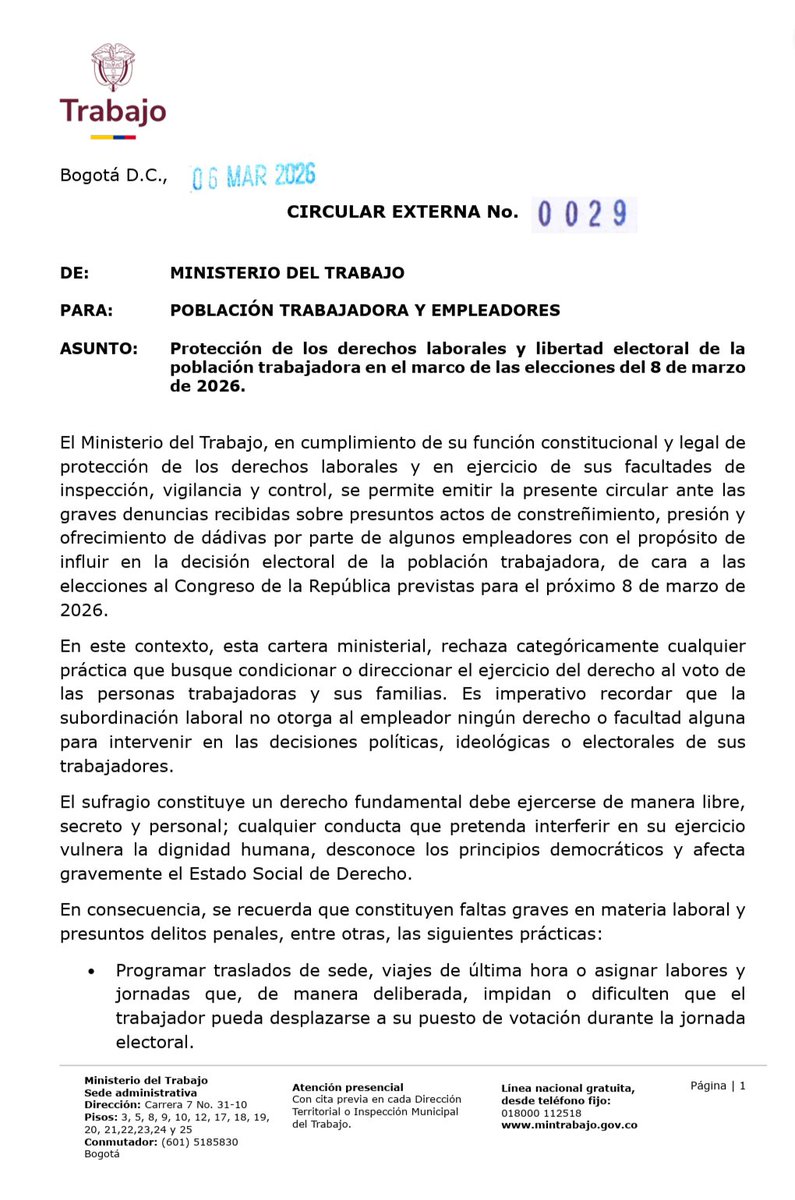 Sandra Milena Muñoz Cañas tweet media