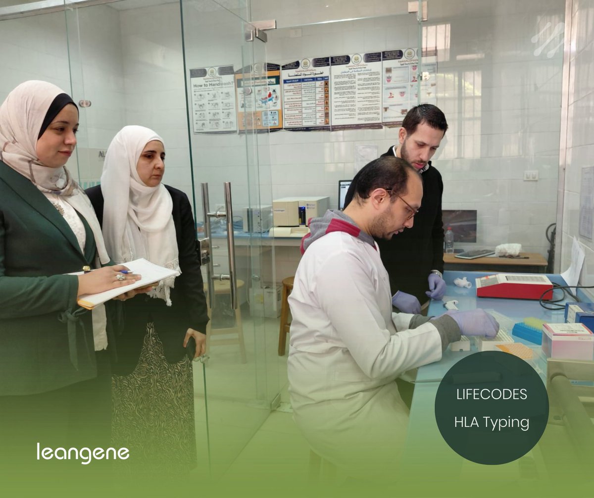LeanGene_jo's tweet photo. #HLA_typing services are now reactivated at the Mansoura Research Centre for Cord Stem Cells, #Egypt, supporting SSO typing and antibody testing using #Luminex technology with #Werfen LIFECODES HLA kits. Training completed to support high quality transplant diagnostics. https://t.co/SXDxYE7kXU