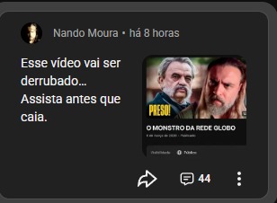 Marcelo Brigadeiro - o terror do Nando Moura tweet media