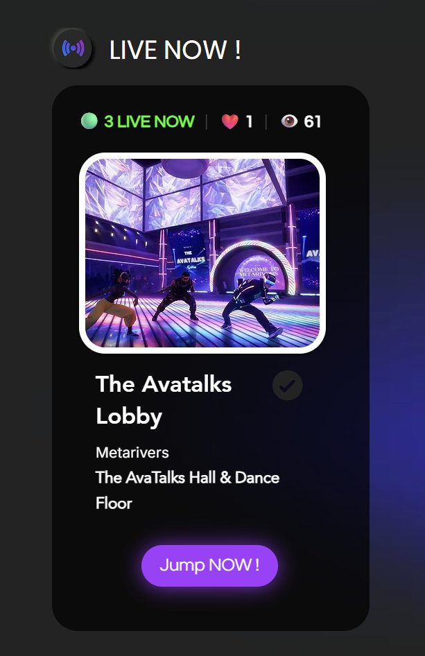 MRiversOfficial's tweet photo. You can now track live users in your world in near real-time see who's online, hanging out, and exploring right now. Perfect for hosting events, building communities, or just vibing together! Jump in & check it out : https://t.co/yAfXUIdl4O #Metarivers #Metaverse #LiveTracking https://t.co/nf2lPKeaB3