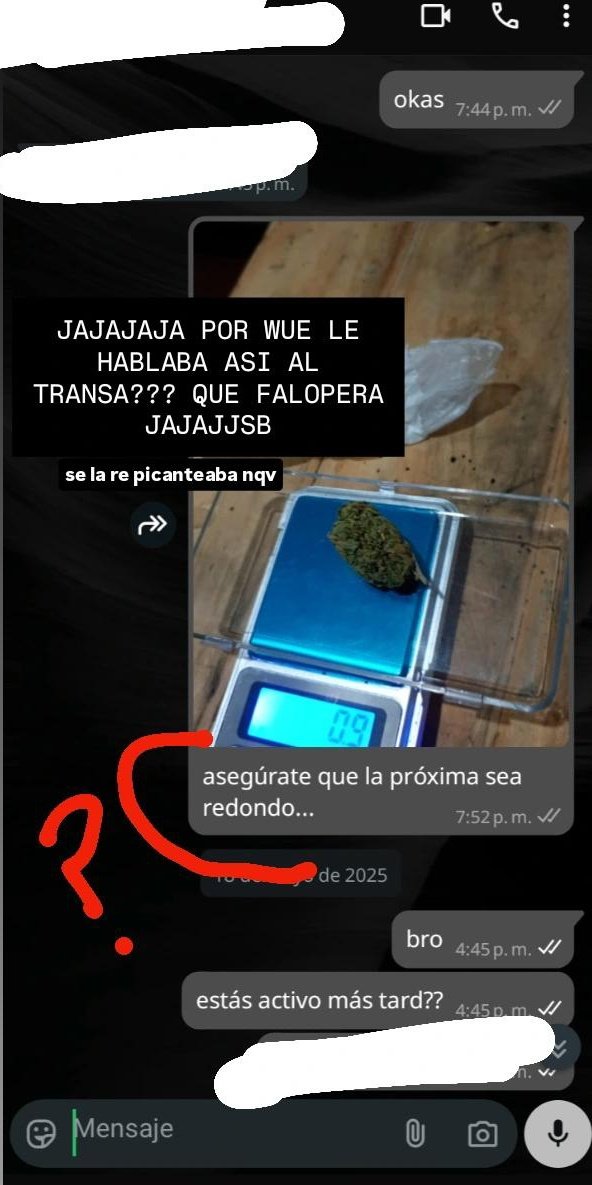 cuando estaba en una con el porro, dios, la cantidad de transas con las que ya no puedo comprar JQjjwjsj