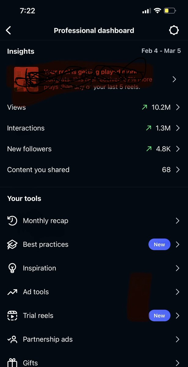 americanmane's tweet photo. It's called we post a little bit of content and rack up 10 million views https://t.co/4bEtqTimAS