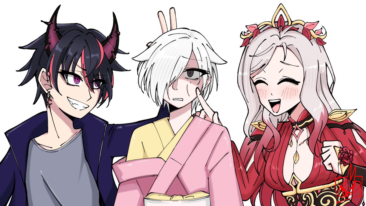 Half body commission for <a href="/rozettiaday/">Rozettia Day 🌹</a> 

Thank you so much for entrusting me!
 ♡ + ↻ are appreciated!

#Vtuber #VGenComm