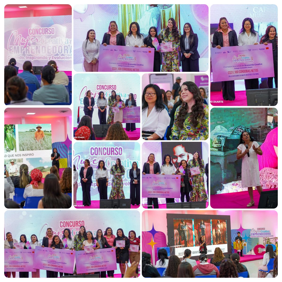Hoy se realizó la Premiación de las Ganadoras del Concurso
"Mujer Creativa e Innovadora 2026" en Nicaragua. Conmemorando el día Internacional de la Mujer este 8 de marzo.
#UnidosEnVictorias
<a href="/Atego16/">@🅰🆃🅴🅶🅾 🇳🇮</a> <a href="/Martha_Elena16/">🅼🅰🆁🆃🅸🅽🅰 ♥🖤 🐲 🇳🇮</a> <a href="/noelia_arauz/">𝙼𝚊𝚛í𝚊 𝙽𝚘𝚎𝚕𝚒𝚊 𝙰𝚛á𝚞𝚣🇳🇮</a> <a href="/MINIMNicaragua/">Ministerio de la Mujer Nicaragua</a>