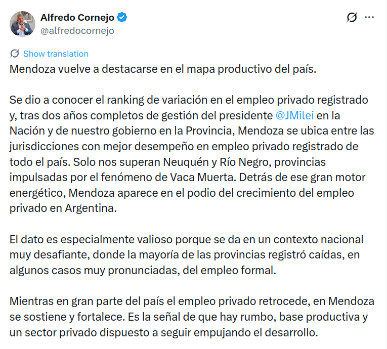 mis2centavos's tweet photo. Imaginen que hay un terremoto y sale un gobernador a celebrar que en su provincia hay menos muertos que en otras.

Bueno, así de hijo de puta, pero con gente que perdió el trabajo. https://t.co/fpr9HHsPk2