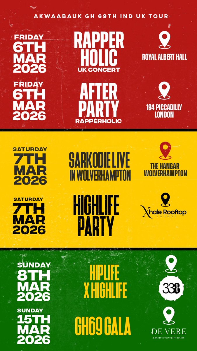Packed weekend for Sarkodie #RapperHolicUK26