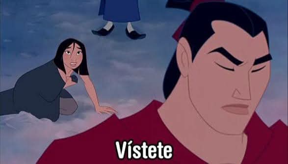 La mejor parte de crecer, es cuando vuelves a ver Mulán y te das cuenta que Shang se bajoneó machín porque Ping resultó ser mujer y no hombre.