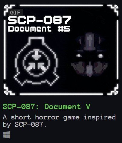 MarkusDarius2nd's tweet photo. Hey everyone, long time no see! just wanted to let y'all know that I just released my first game on itch, it's a very short horror game inspired on the SCP universe.

I can finally say that Im a gamedev that actually released a game!! 😭😭 https://t.co/IAddRLmoao