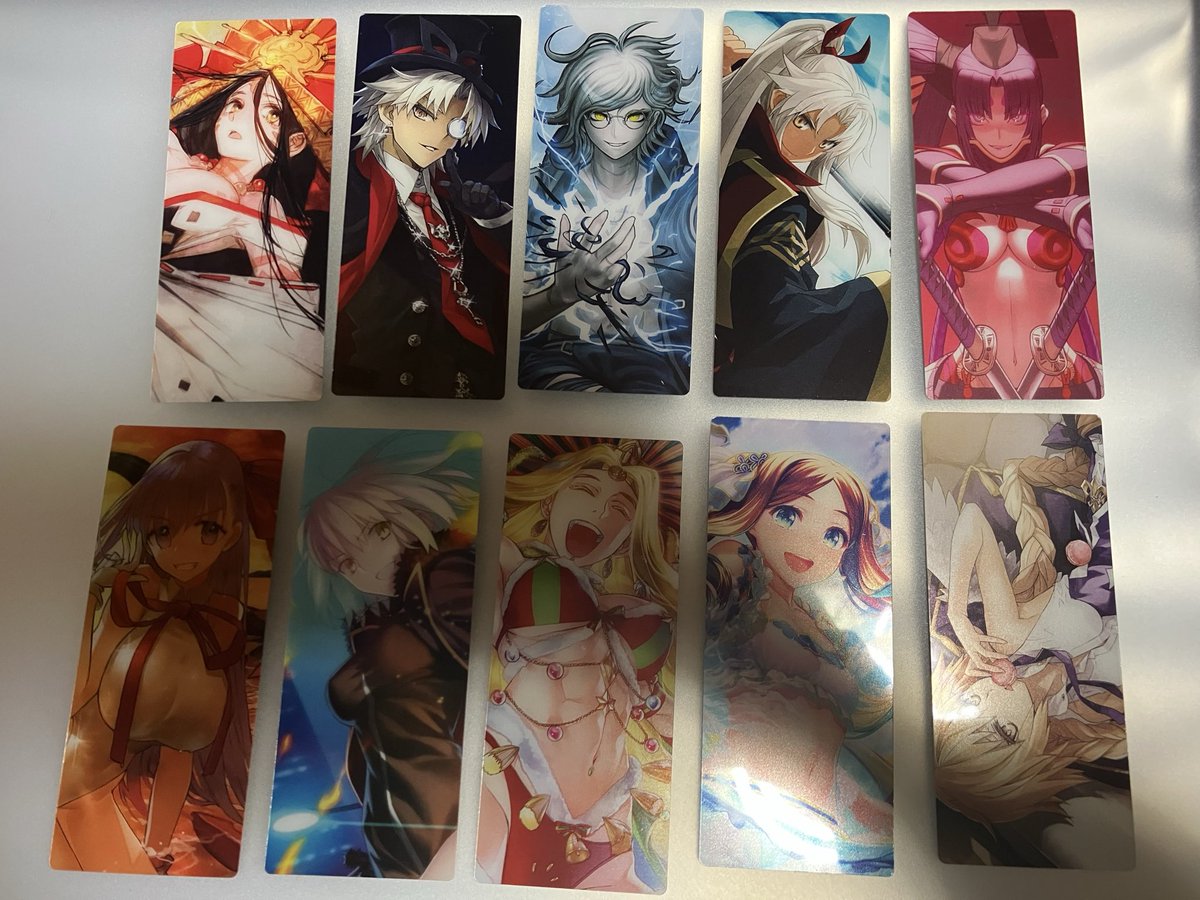 Fate/Grand Order FGO 最終再臨展 編成画面風カード 交換 譲 画像の
