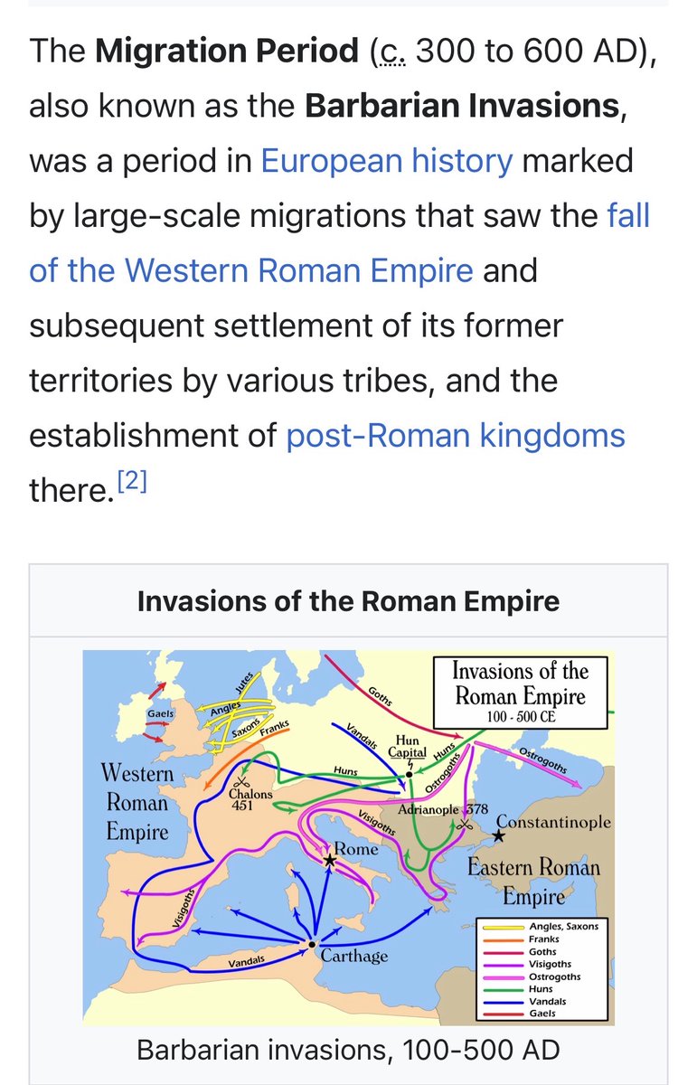 In the last 100 years of the Roman Empire they saw massive migration of the Germanic people. It’s one of the major factors in the fall of Rome. I love how stupid <a href="/Cernovich/">Cernovich</a> is. Many times he can’t even write a sentence above 3rd grade level.