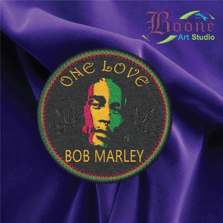 BooneArtStudio's tweet photo. Art of the Day! "Bob Marley Patch". Buy at: https://t.co/bzyhhUwbnv https://t.co/o9E3A6HrvR