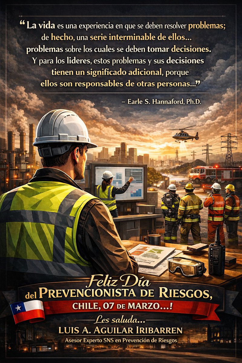 Coquimbo75's tweet photo. En el día del Experto en prevención de riesgos , Quiero Saludarlos y felicitarlos por la gran labor y la hermosa carrera que ejercen! Un abrazo colegas...! Feliz día...! https://t.co/47sdJ6zXWu