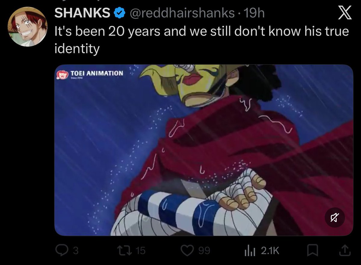 🍢sanji/shanks fan tweet media