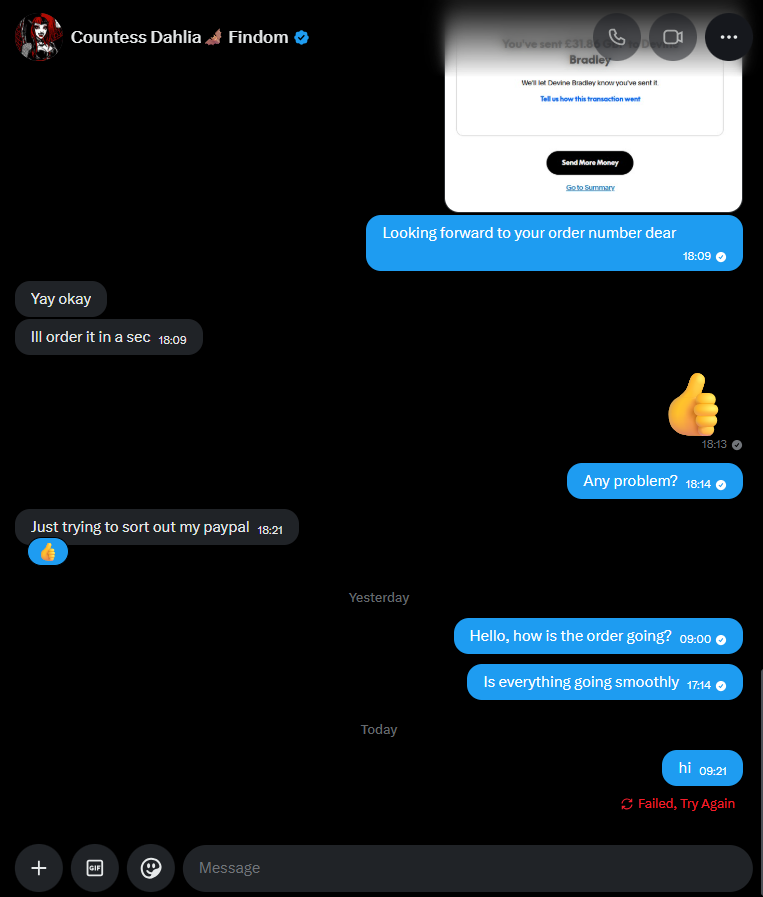 AmberSextoy's tweet photo. How do I keep encountering such scumbags? 
I'm filing a dispute with PayPal rn

@N3cr0phaze 🫵🖕
bradadevine95@gmail.com https://t.co/hHdJIxdmw8