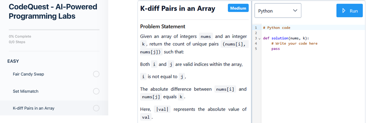 tutorialsdojo's tweet photo. 🔎 K-diff Pairs in an Array – CodeQuest Free Lesson

Boost problem-solving skills with a hands-on coding challenge about identifying unique pairs, understanding absolute differences, &amp; more!

⌨️ https://t.co/IbinXolIXr

#codequest #tutorialsdojo #coding #programming #learntocode https://t.co/yRuNkIjP0C