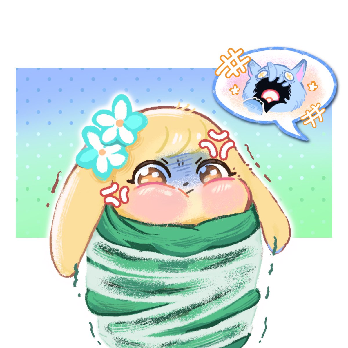 mishiko_shinee's tweet photo. Berrito Bunny Lumi 🐰#dottolumi https://t.co/iJYuJonUzG