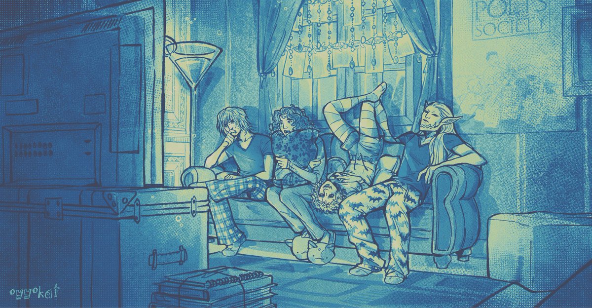 taashpilled's tweet photo. what are they watching? #vtm https://t.co/X0iFkaH57t