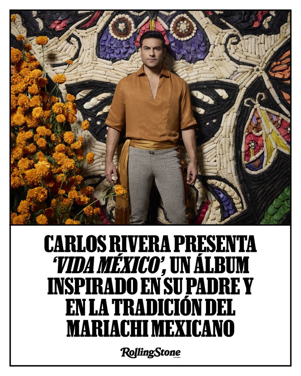 El mariachi, la memoria y el orgullo mexicano se encuentran en ‘Vida México’, el nuevo álbum de Carlos Rivera, inspirado en su padre y en las tradiciones que marcaron su vida. Lee más 👉

es.rollingstone.com/carlos-rivera-…

#RollingStoneEnEspañol #CarlosRivera