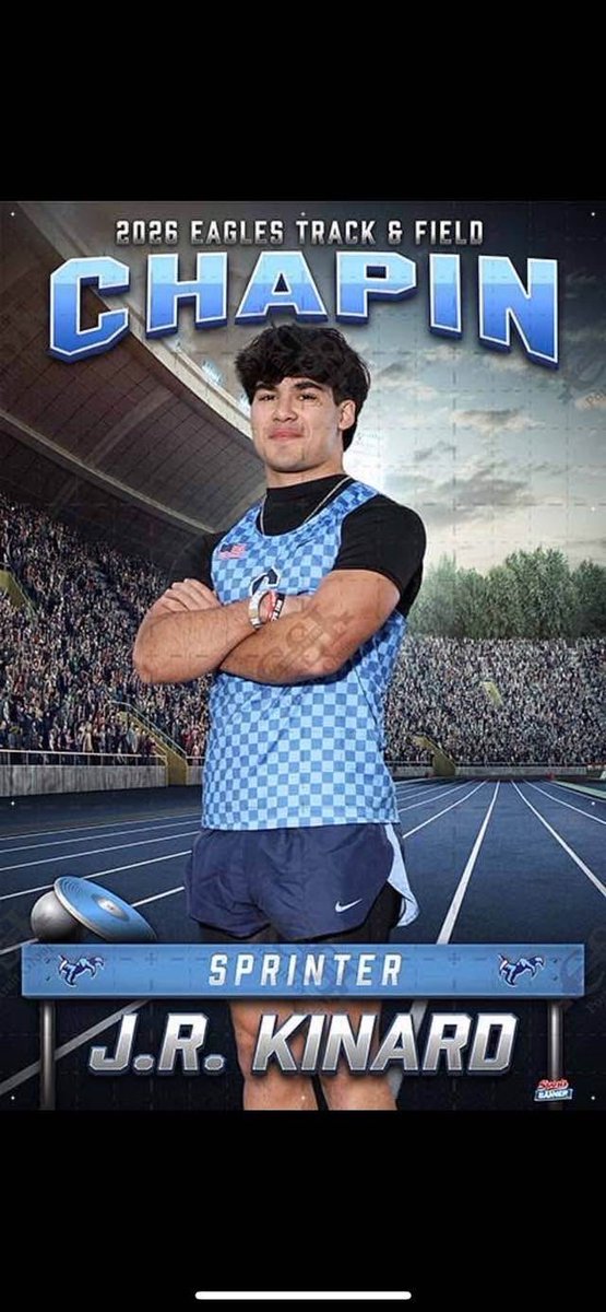 RobertKinard's tweet photo. J.R. is off to a fast start in his Senior Track Season at Chapin. He won all 3 Heats that he completed in on Wednesday at his first meet  He posted PR’s in the 100M, 200M &amp; 400M while finishing 5th (100), 5th (200) and 4th (400) Overall. https://t.co/8ciRI4Ue6n