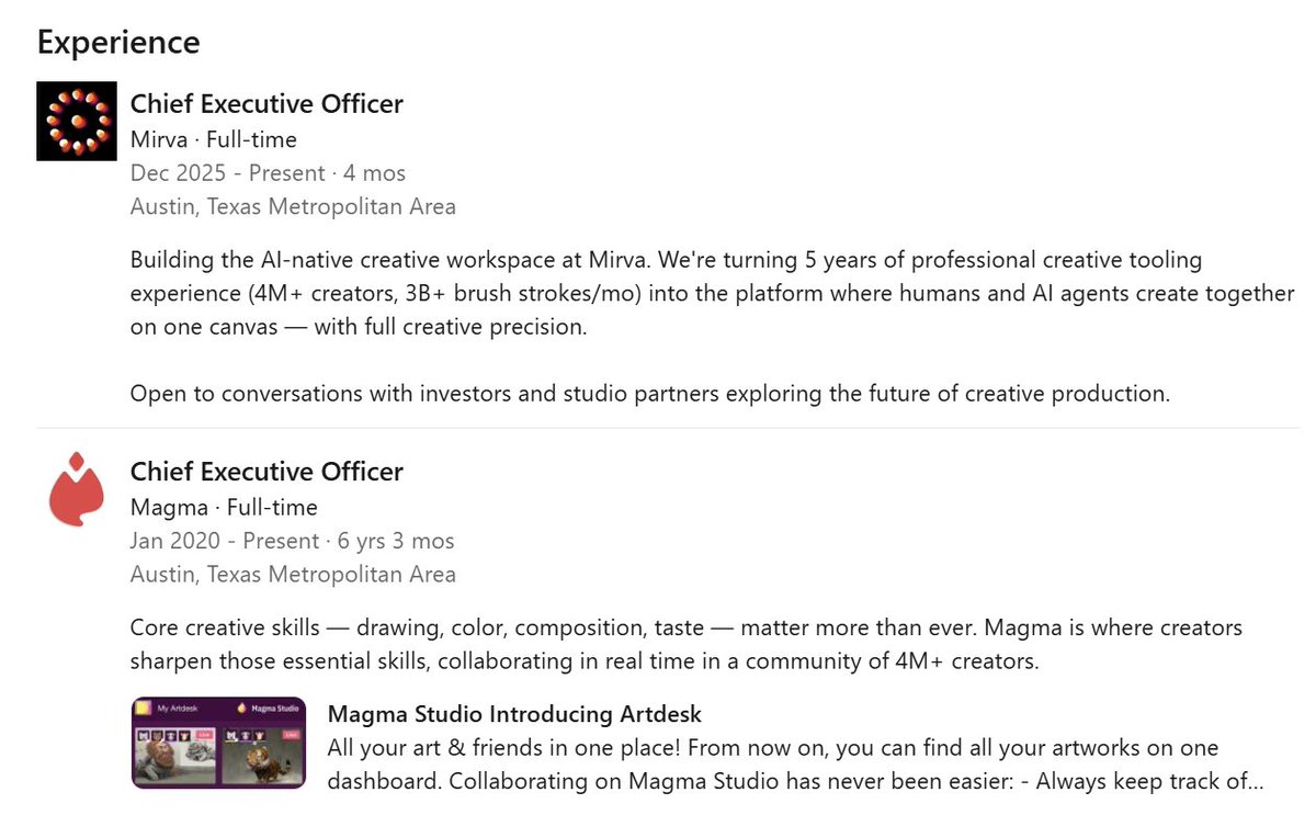 ssambbin's tweet photo. lol @magma_com 's ceo is planning to release an ai-centered website where u can draw in and make a prompt. at the end of the day its all corporate greed and not listening to ARTISTS who literally FUND YOU and your website that generative AI is harmful https://t.co/u280vxxriY