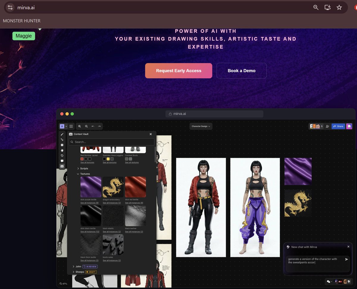 ssambbin's tweet photo. lol @magma_com 's ceo is planning to release an ai-centered website where u can draw in and make a prompt. at the end of the day its all corporate greed and not listening to ARTISTS who literally FUND YOU and your website that generative AI is harmful https://t.co/u280vxxriY